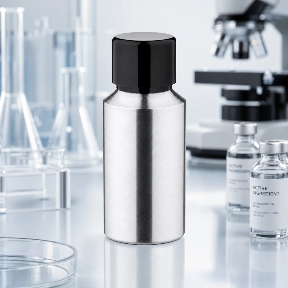 30ml geschliffene Aluflasche mit Schraubkappe Zylindrische 30ml Aluflasche geschliffen mit elegantem Design für Premium Kosmetikprodukte