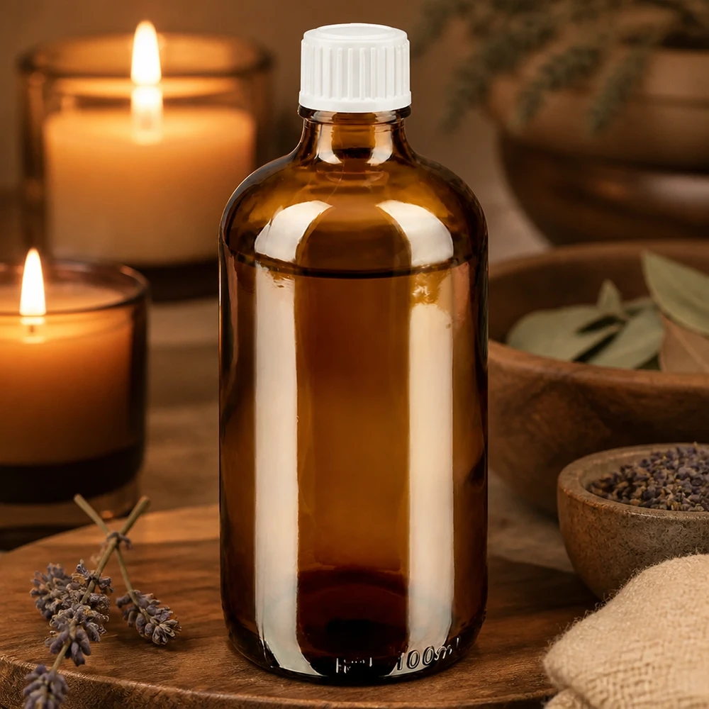Apothekenflasche braun 100ml Tropfverschluss weiß 0.8mm Standard Zylindrische Braunglas Tropfflasche 100ml UV-Schutz Glas mit weißem Verschluss für Öle und Tinkturen