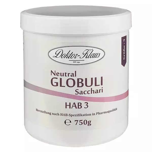 750g Neutral Globuli Gr. 3 von Doktor-Klaus 750g Neutral Globuli Gr. 3 von Doktor-Klaus