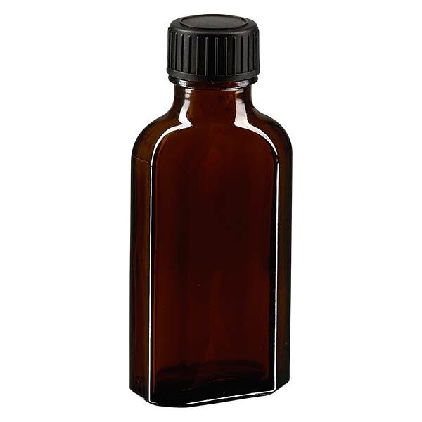 50 ml Meplat braun Schraubverschluss mit EPE-Dichtscheibe