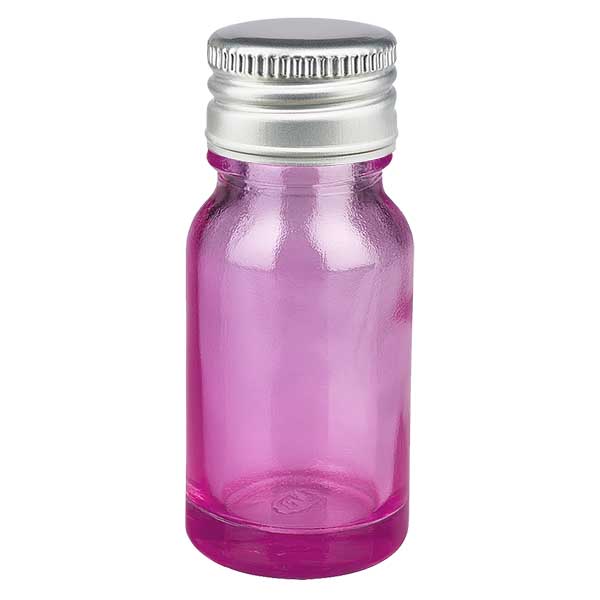 10ml Flasche 11mm Schraubverschluss Alu-Silberer Standard PurpleLine.UT18/10