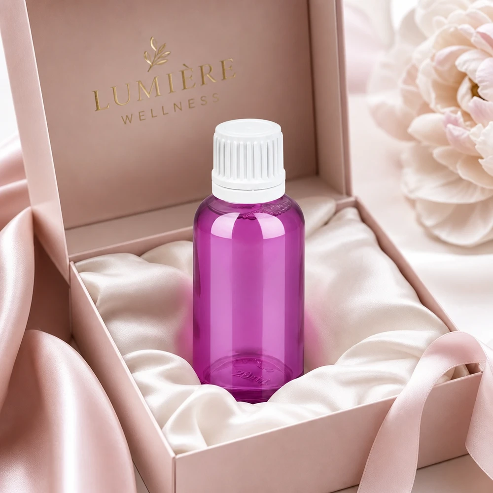 30ml Tropfflasche 0.7mm weiss Originalität Schraubverschlusserschluss PurpleLine UT18/30 Handliche 30ml Flasche mit Tropfverschluss ideal für unterwegs und Reisen