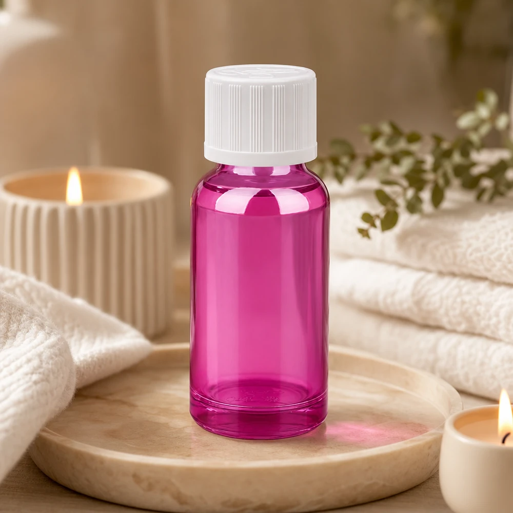 20ml Tropfflasche 1.2mm weiß Standard Kindersicher PurpleLine.UT18/20 Professionelle 20ml Dosierflasche in pink-violettem Design mit kindersicherem UT18/20 Verschluss