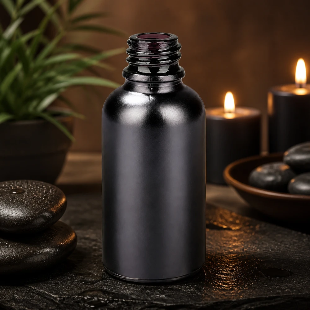 30ml Apothekerflasche BlackLine UT18/30 UNiTWIST 30ml Apothekerflasche BlackLine aus bruchfestem Glas mit präzisem UNiTWIST UT18/30 Gewinde