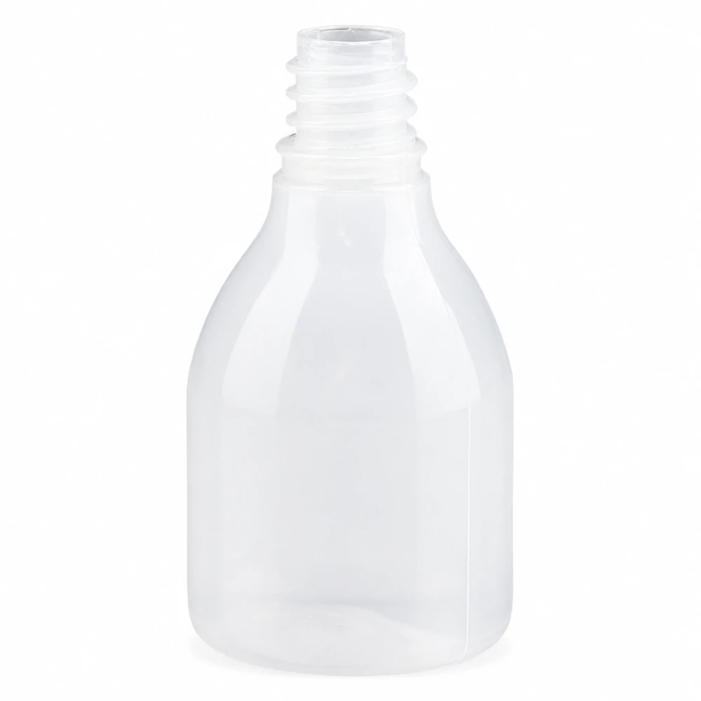 30ml Laborflasche Enghals ohne Verschluss Kompakte 30ml Enghals-Laborflasche naturfarben aus PE-Kunststoff