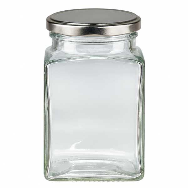 260ml Tetraglas mit BasicSeal Deckel silber UNiTWIST