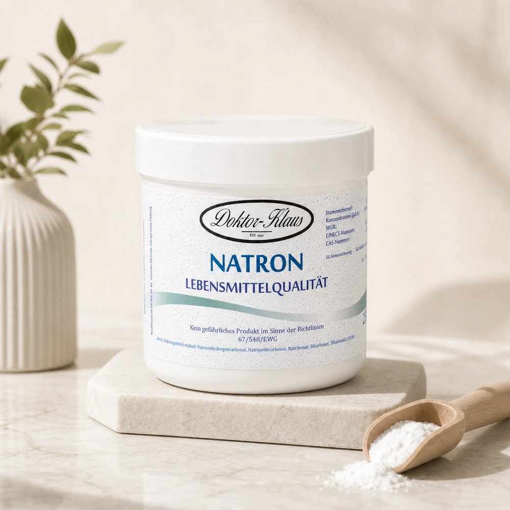 Natron 250g Doktor-Klaus 250g Doktor Klaus Natron in stabiler Plastikdose mit praktischem Schraubverschluss