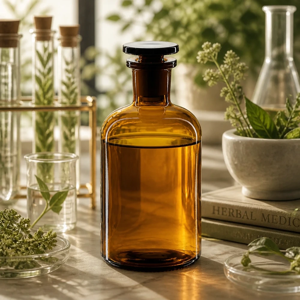 Rundschulterfl. 250ml braun Enghals Glasstopfen Rundschulterflasche Braunglas 250ml Enghals luftdichter Glasstopfen für Laboranwendungen