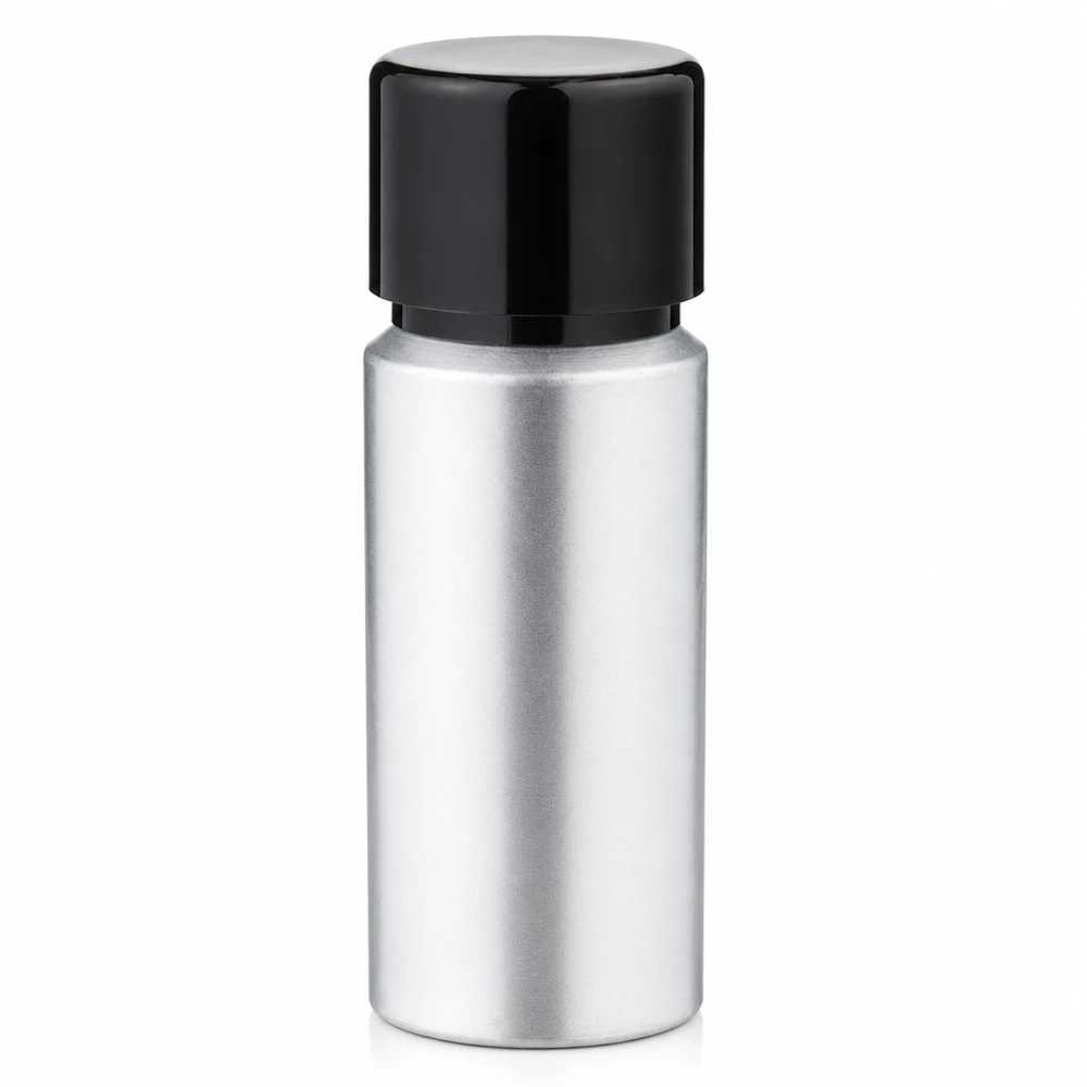 Hochwertige gebeizte Aluminiumflasche 20ml ideal für ätherische Öle und Kosmetikprodukte