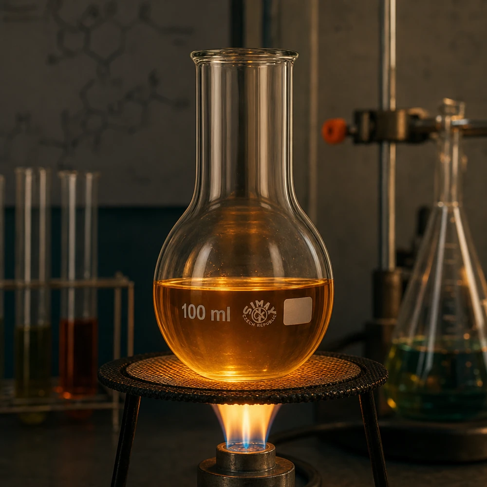 Hochweriger 100ml Laborkolben mit Weithals für professionelle chemische Analyse und Forschung