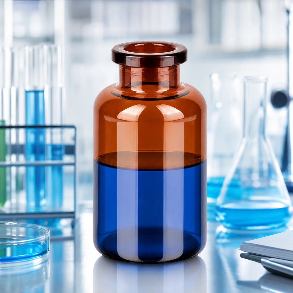 Injektionsflasche Braunglas 20ml UV-geschützte Injektionsflasche aus Braunglas 20ml für medizinische Wirkstoffe