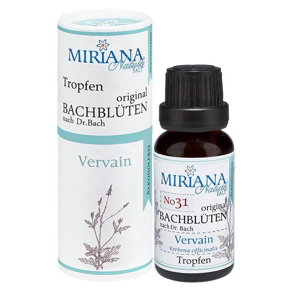 31 Vervain, 20ml Essenz (Ohne Alkohol), MirianaNature 31 Vervain, 20ml Essenz (Ohne Alkohol), MirianaNature