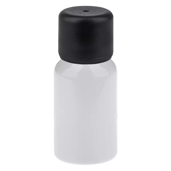 10ml Flasche 6mm Schraubverschluss schwarz Standard WhiteLine UT18/10 10ml Flasche 6mm Schraubverschluss schwarz Standard WhiteLine UT18/10