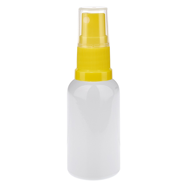 30ml Sprayflasche gelb/transparent Standardverschluss WhiteLine UT18/30 30ml Sprayflasche gelb/transparent Standardverschluss WhiteLine UT18/30