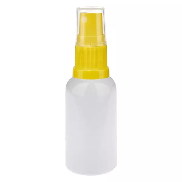 30ml Sprayflasche gelb/transparent Standardverschluss WhiteLine UT18/30 30ml Sprayflasche gelb/transparent Standardverschluss WhiteLine UT18/30