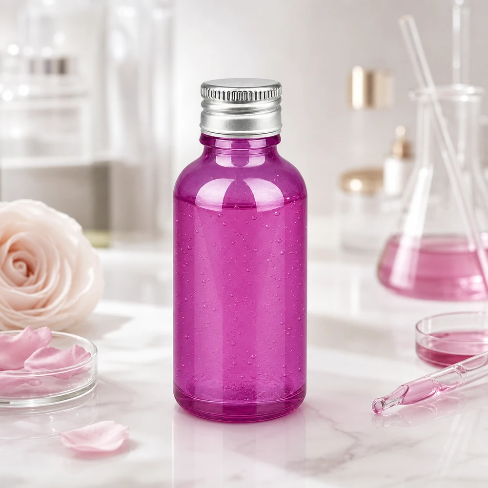 30ml Flasche 11mm Schraubverschluss Alu-Silberer Standard PurpleLine.UT18/30 30ml Violettglas-Behälter mit UV-Schutz und silbernem Verschluss für lichtempfindliche Stoffe