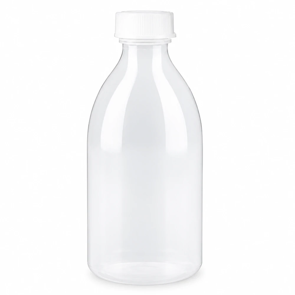 250ml Schraubflasche, Enghals Laborflasche Kleine zylindrische Schraubflasche 250ml für chemische und biologische Anwendungen