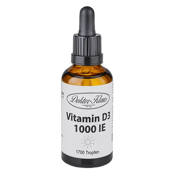 Vitamin D3 Tropfen (1000 I.E.) 50ml Doktor-Klaus Vitamin D3 Tropfen (1000 I.E.) 50ml Doktor-Klaus