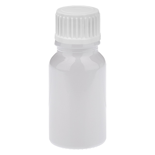 10ml Tropfflasche 0.9mm weiß Standardverschluss WhiteLine UT18/10