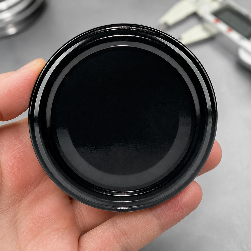 UNiTWIST TO82 schwarz, BioSeal, BPA-NI, UNiTWIST UNiTWIST TO82 Schraubverschluss schwarz BioSeal lackierter Stahl für Marmeladen und Konserven