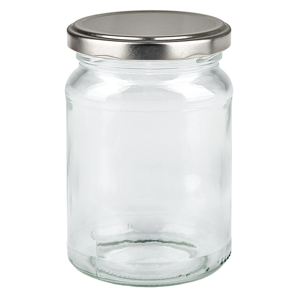 205ml Rundglas mit BasicSeal Deckel silber UNiTWIST