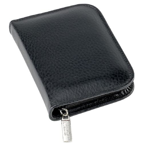 Lederetui schwarz für 30 Gläser ø 8-10mm FloraCura Lederetui schwarz für 30 Gläser ø 8-10mm FloraCura
