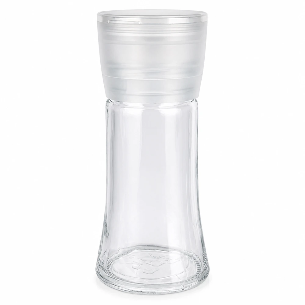 Salz-/Gewürzglas 95ml mit Mühle Vario weiß Salz-/Gewürzglas 95ml mit Mühle Vario weiß