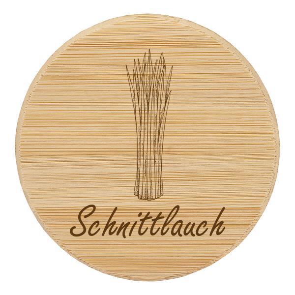 Holzdeckel "Schnittlauch" für WECK RR60