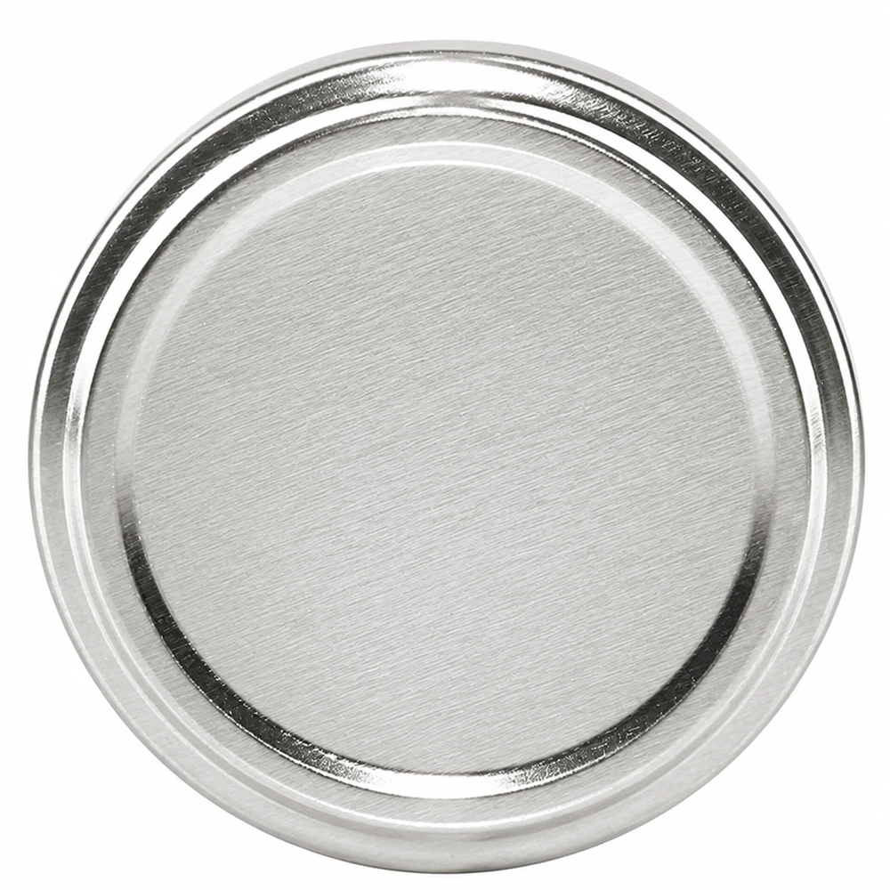 63mm BasicSeal Deckel silber (TO63) UNiTWIST Runder Twist-Off Deckel 63mm silber glänzend BasicSeal für Vorratsgläser