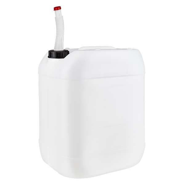 Kanister 20 Liter mit Auslaufrohr Flex