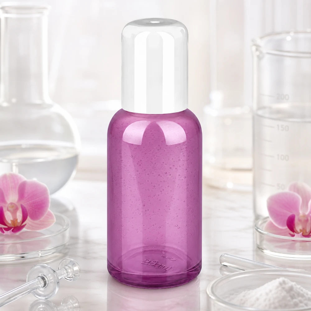30ml Roll-On Flasche weiss Standard PurpleLine UT18/30 30ml Rollerflasche mit weißem Verschluss ideal für mobile Anwendung von Beauty-Produkten