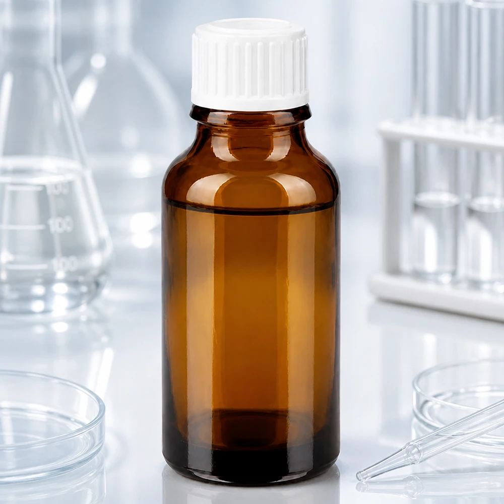 Apothekenflasche braun 20ml Tropfverschluss weiß 0.8mm Standard Braune Glasflasche 20ml mit präzisem 0,9mm Tropfeinsatz für Pharmabedarf