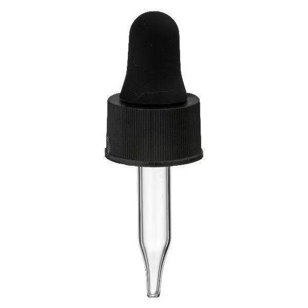 Glas-Tropfpipette schwarz UT13/3 UNiTWIST