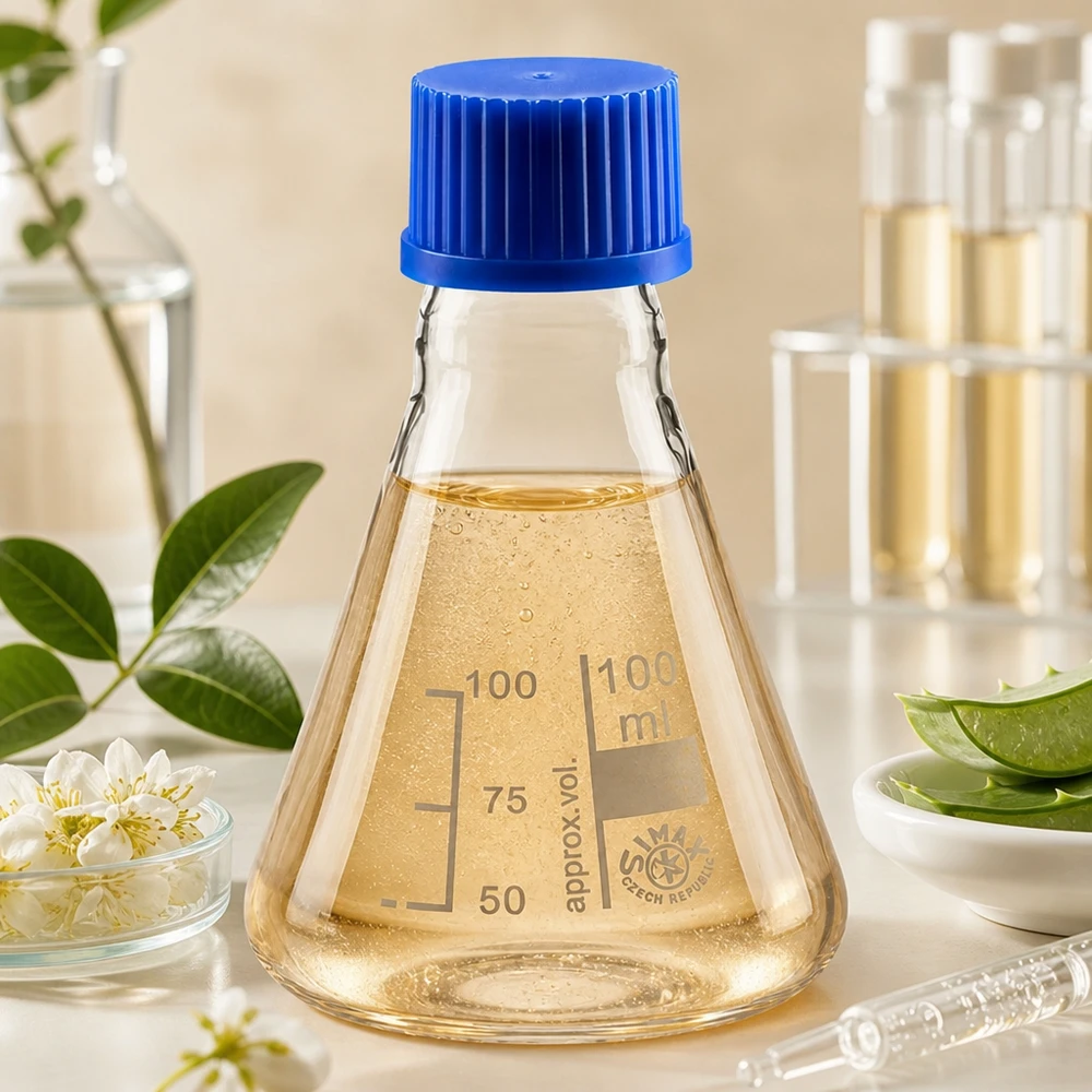 Konische Laborglasware 100ml mit Schraubverschluss für professionelle Anwendungen
