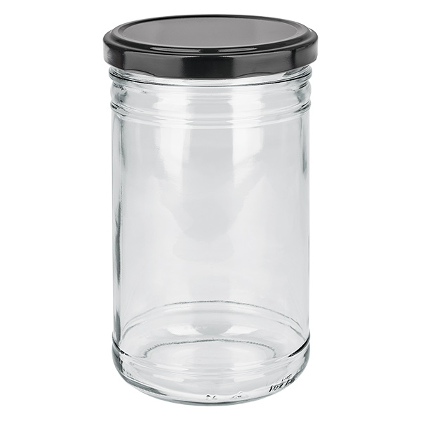 1053ml Sturzglas mit BasicSeal Deckel schwarz UNiTWIST 1053ml Sturzglas mit BasicSeal Deckel schwarz UNiTWIST