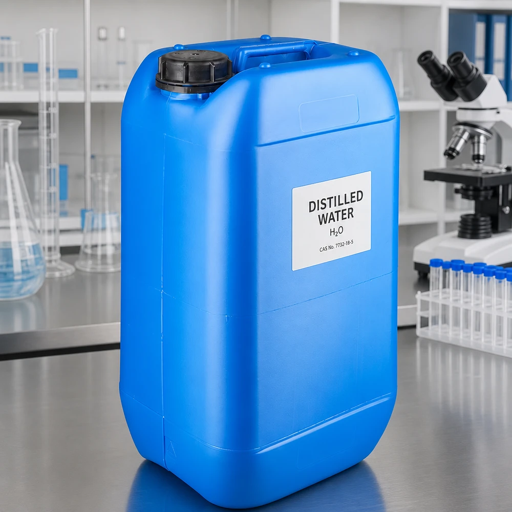 Robuster Hobbock 15 Liter aus HDPE-Kunststoff blau mit Originalitätsverschluss