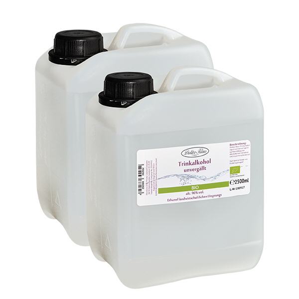 5000ml Bio Weingeist (Trinkalkohol) 96% Doktor-Klaus