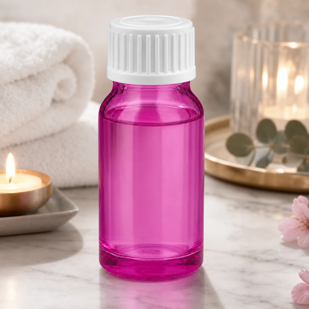 10ml Tropfflasche 0.9mm weiss Standard PurpleLine. UT18/10 Professionelle Dosierungsflasche 10ml in violett mit UT18/10 Verschluss für präzise Anwendung