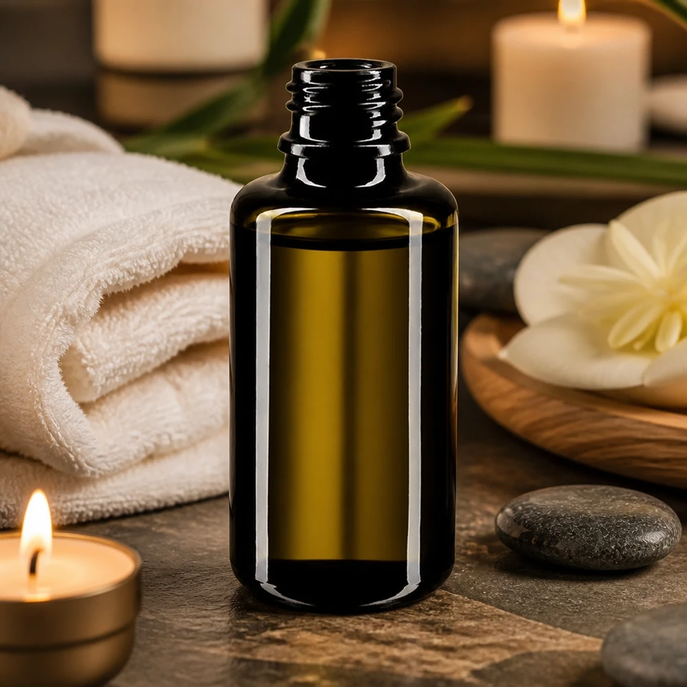 Stilvolle Orion Tropfflasche 30ml aus Violettglas für professionelle Anwendungen