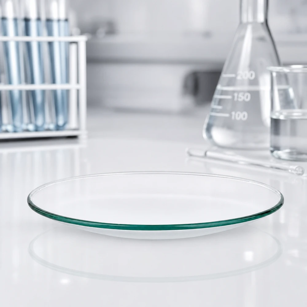 Sterile Uhrglasschale aus Laborglas 60mm für mikrobiologische und chemische Versuche