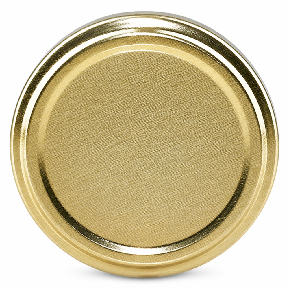 UNiTWIST TO58 gold, BioSeal, BPA-NI, unitemp Twist-Off-Deckel 58mm gold BioSeal hitzebeständig unitemp für Einmachgläser