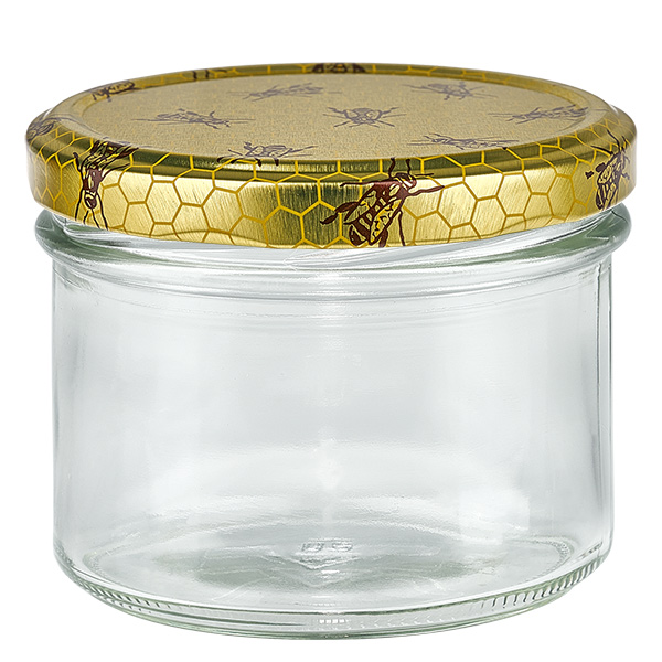 225ml Sturzglas + BasicSeal Deckel Bienenwabe UNiTWIST 225ml Sturzglas + BasicSeal Deckel Bienenwabe UNiTWIST