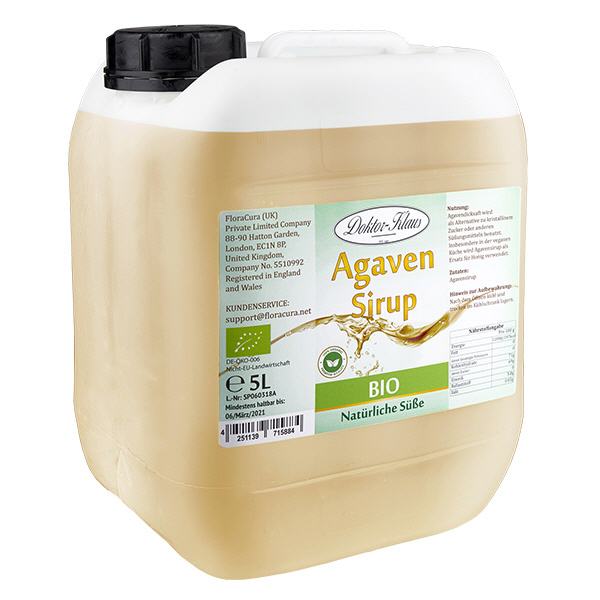 Agavendicksaft (Sirup) Bio 5000ml Doktor-Klaus