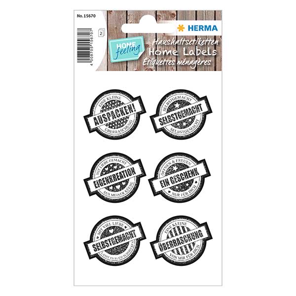 Sticker "Geschenk" (12 Aufkleber mit Glitzer) ø34mm Sticker "Geschenk" (12 Aufkleber mit Glitzer) ø34mm