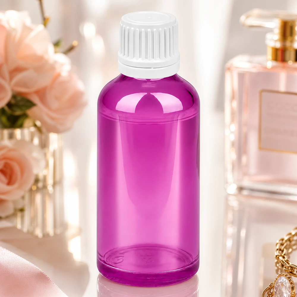 50ml Flasche 11mm Schraubverschluss weiss Originalität Schraubverschlusserschluss PurpleLine UT18/50 50ml PurpleLine Flasche mit UV-Schutz und sicherem Verschluss für lichtempfindliche Substanzen
