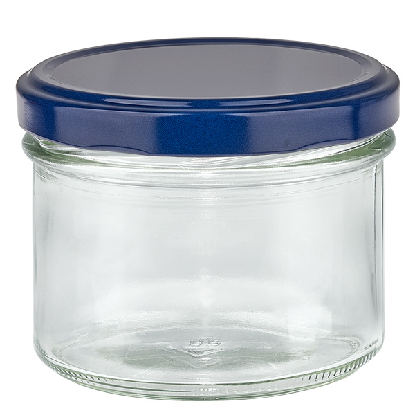 225ml Sturzglas + BasicSeal Deckel blau UNiTWIST 225ml Sturzglas + BasicSeal Deckel blau UNiTWIST