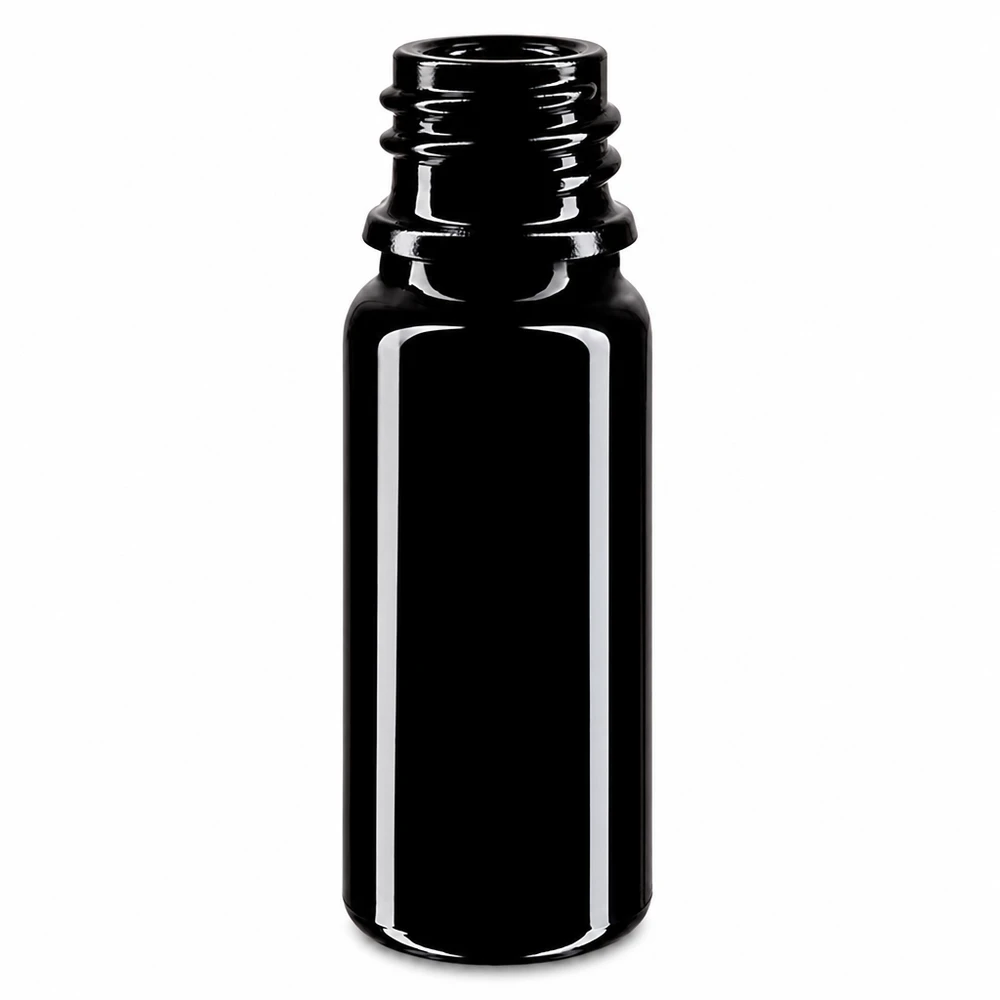 Violettglas Flasche 10ml DIN 18 (Mironglas) Kleine 10ml Mironglas Flasche mit DIN 18 Verschluss für Parfüm und Essenzen