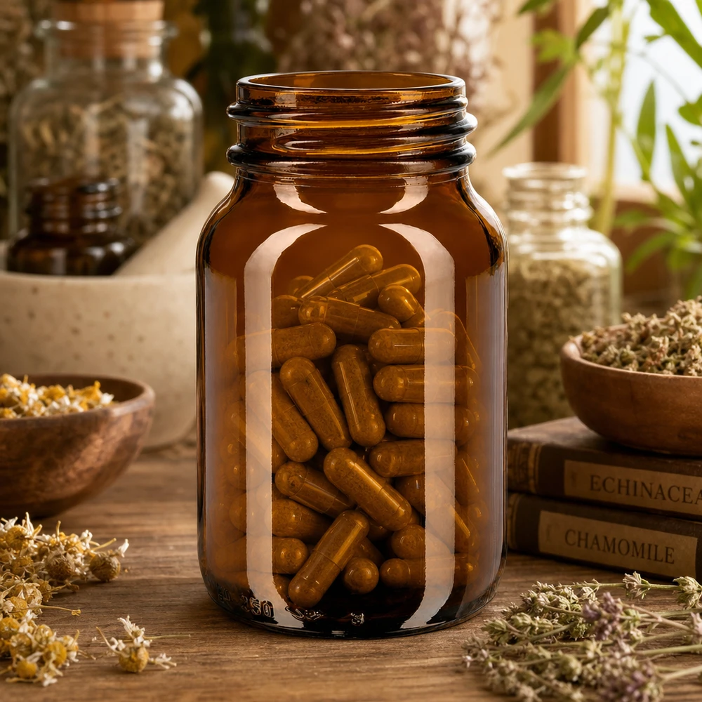 Apotheker-Qualität 250ml Weithalsflasche aus braunem Glas für professionelle Anwendung