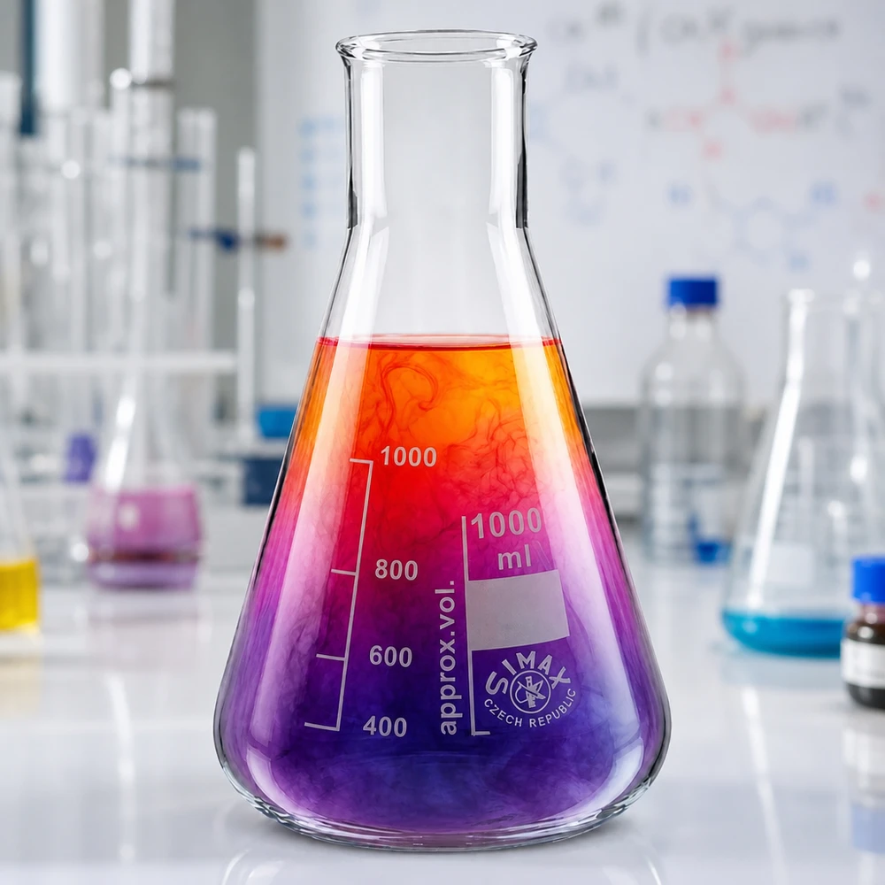 Erlenmeyerkolben 200ml Weithals Erlenmeyerkolben 200ml Weithals für Titration und volumetrische Bestimmungen
