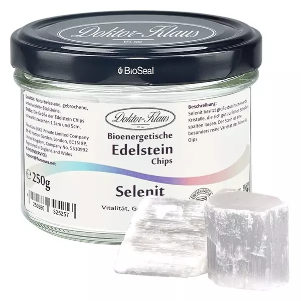 Selenit Natur Edelsteine Doktor-Klaus noWaste Selenit Natur Edelsteine Doktor-Klaus noWaste